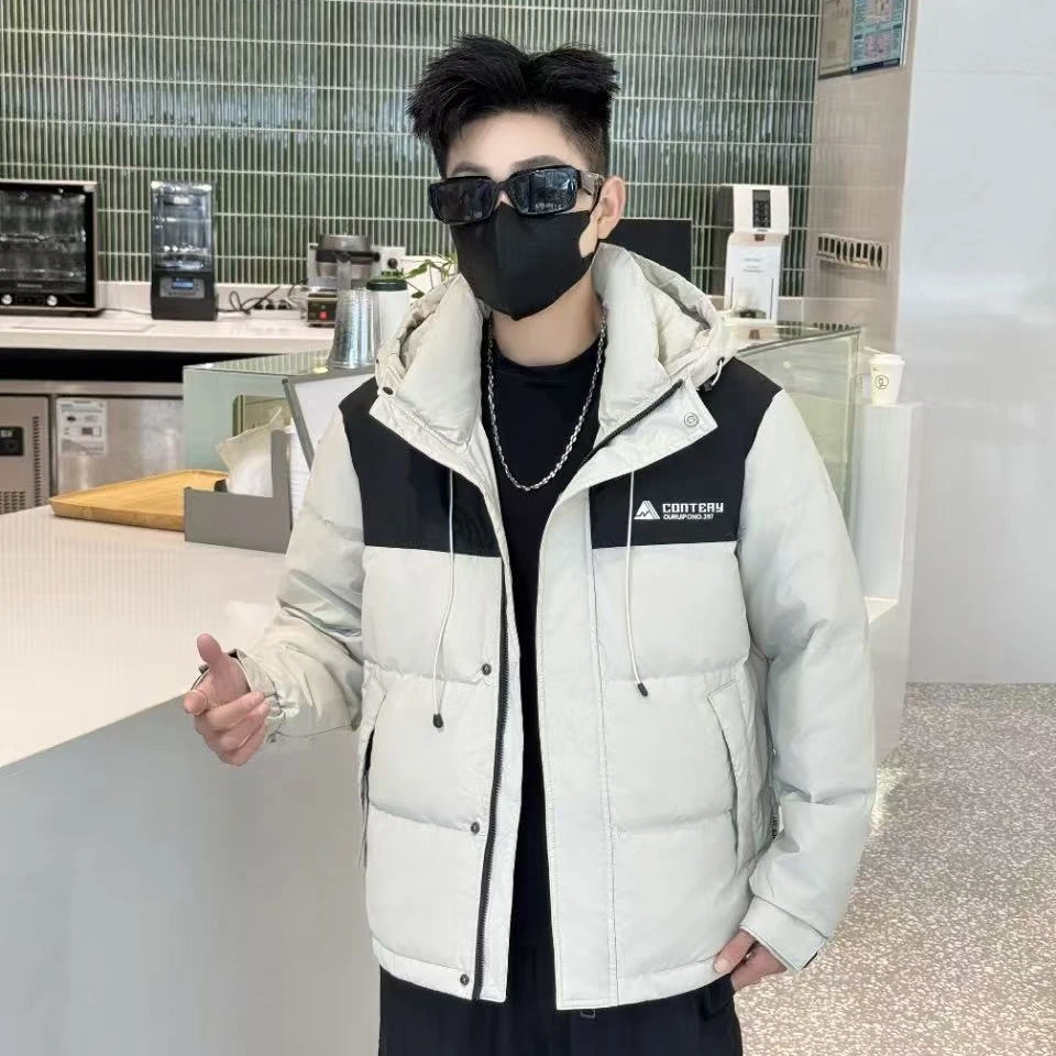 『光头臻选』【连锁店同款】撞色拼接款户外百搭保暖加厚外套-24366