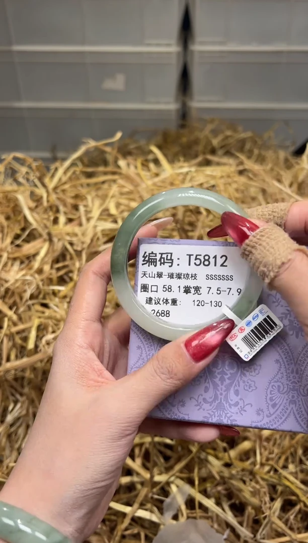 未镶嵌手镯石英质玉T5812
