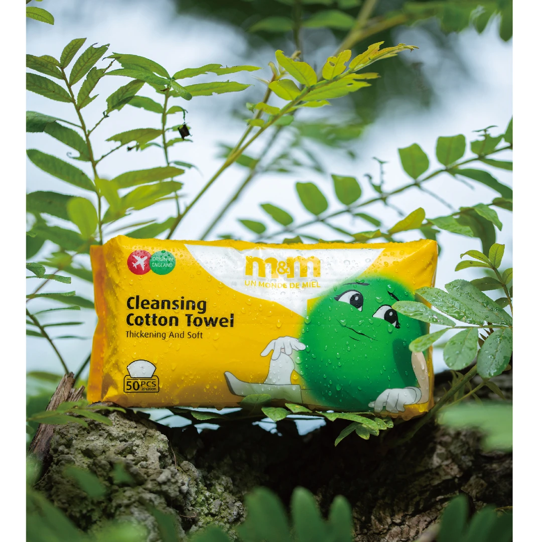 M&M花甜蜜就 抽式洗脸巾50抽（拍一发四）