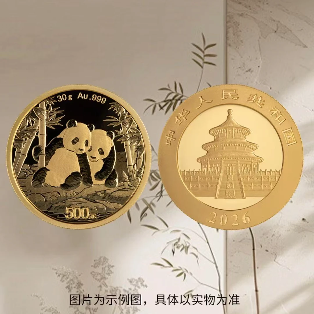 2026版熊猫金币30克（不支持退换货）