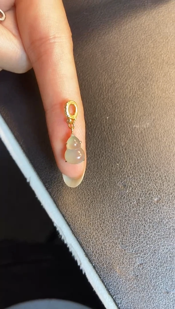 吊坠(不含链)银S925镶嵌翡翠1