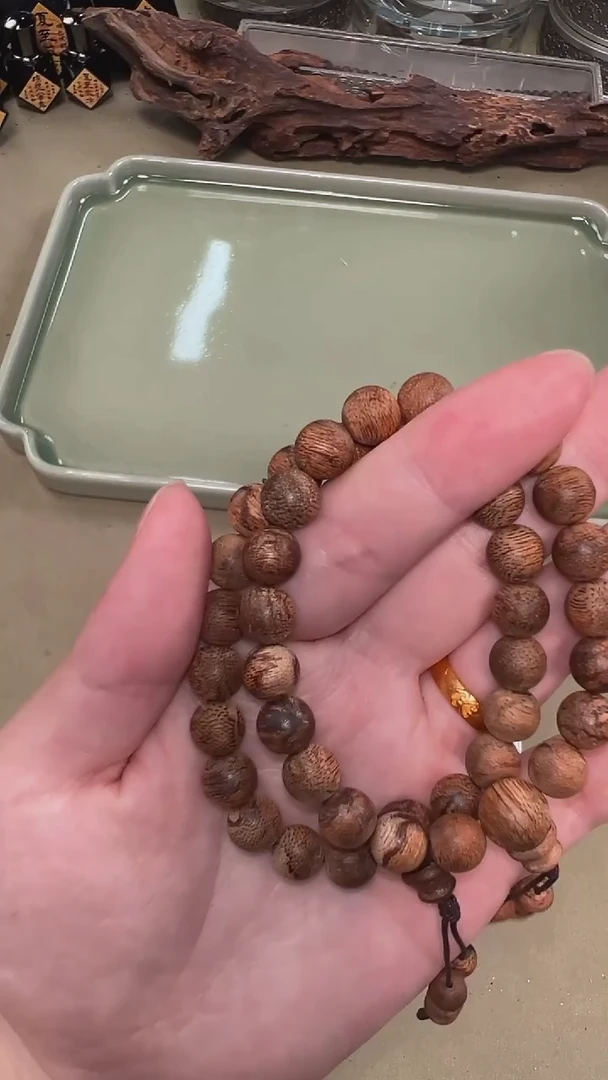 越南芽庄虎斑棋9mm单圈多样性发其一（带三通）