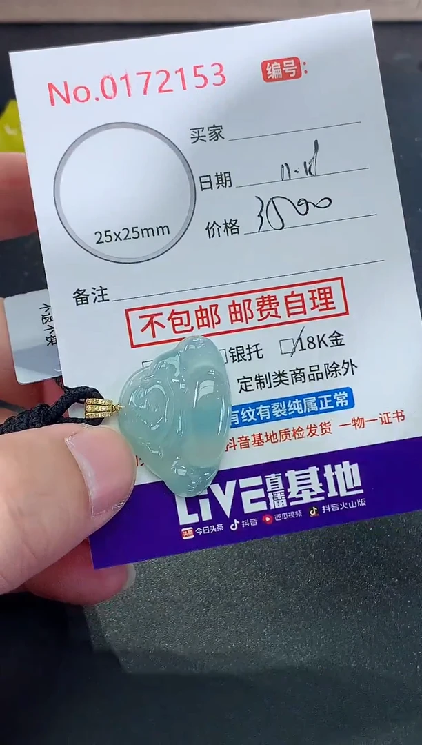 颈饰未镶嵌翡翠华天然缅甸A货翡翠