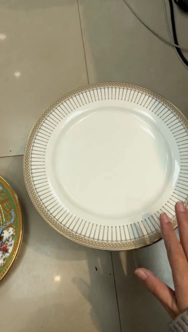 瓷片10.5英寸平盘 1个