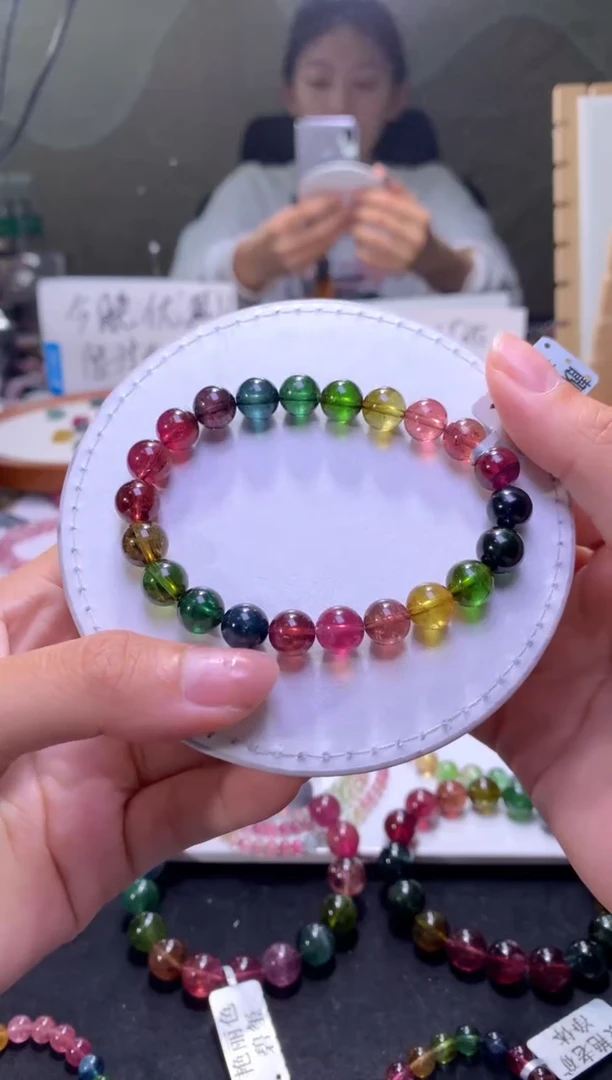 未镶嵌手串碧玺A61【天然碧玺】