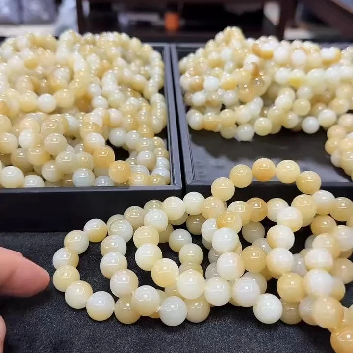 【老郑家】和田玉手串 多样性发一件 约13mm+