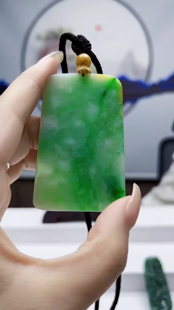 未镶嵌定制翡翠毛货-挂件74