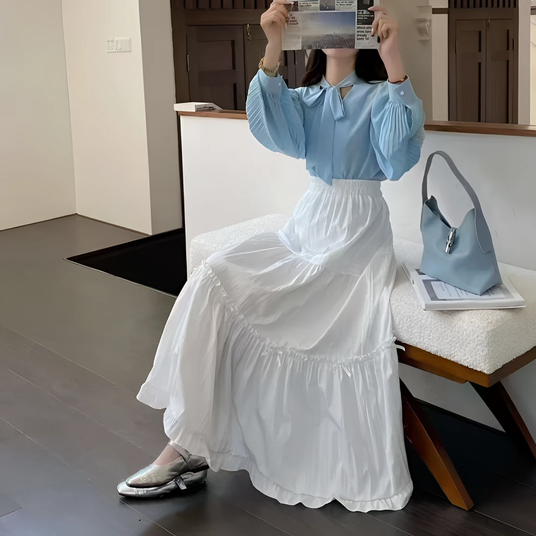 春夏气质显瘦设计感半裙