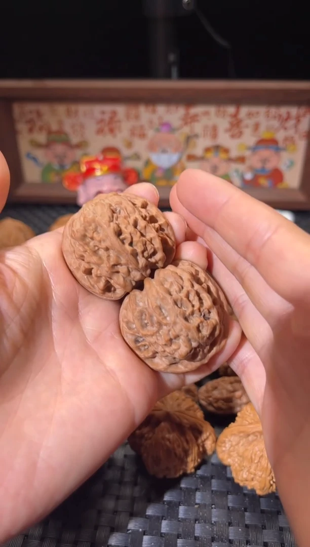 把件文玩核桃野牛38尺