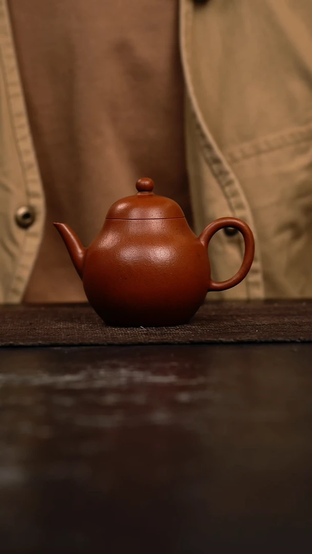茶壶紫砂朱泥紫砂壶125cc