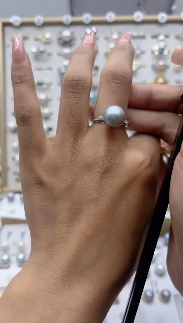 【闪购商品】淡水珍珠戒指合金0.0