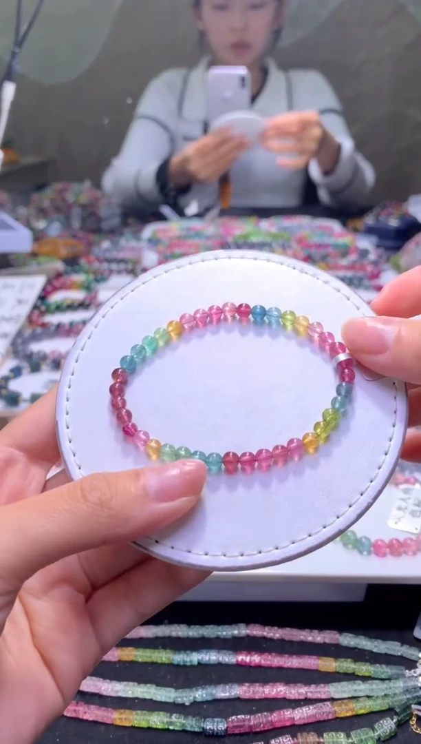 未镶嵌手串碧玺A27【天然碧玺】