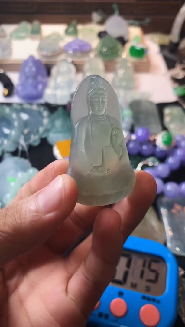 未镶嵌定制翡翠小***～ 5004毛货不退不换