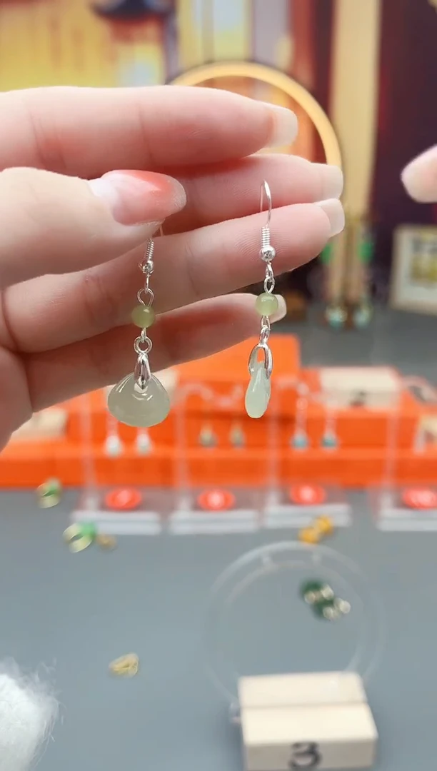 未镶嵌和田玉耳饰X03