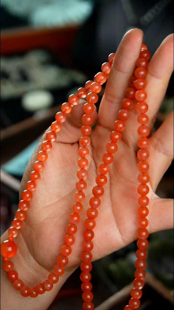 颈饰未镶嵌南红玛瑙贾001