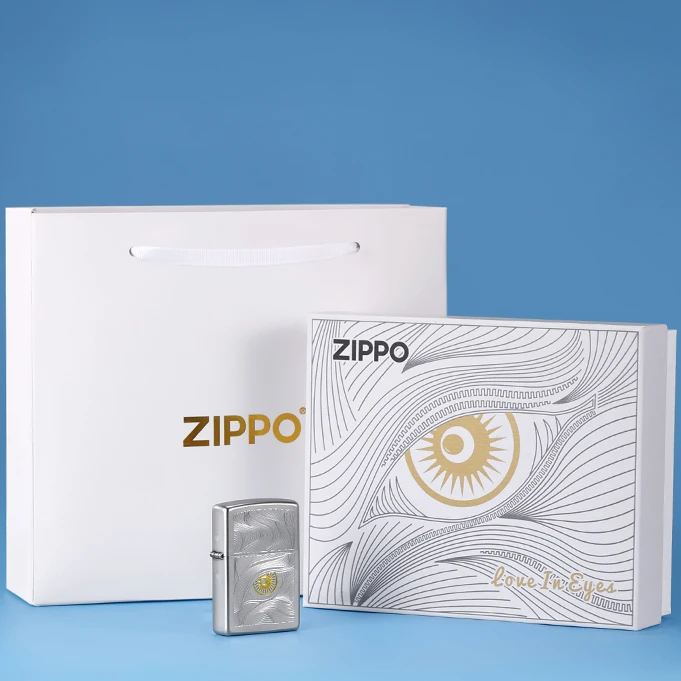 Zippo打火机【秋水含睛】爱人的眼睛520七夕情人节礼物送人TCJ1H1X1