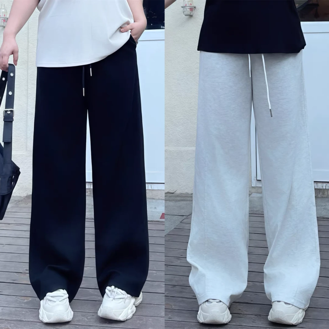 断码捡漏~气泡桃桃 / 窄版香蕉阔腿休闲裤13930花契大码200斤胖mm