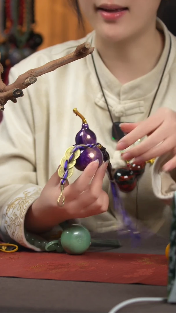 【闪购商品】1158葫芦摆件车挂手持