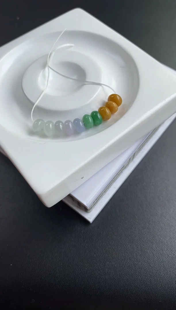 翡翠散珠6天然A货翡翠散珠