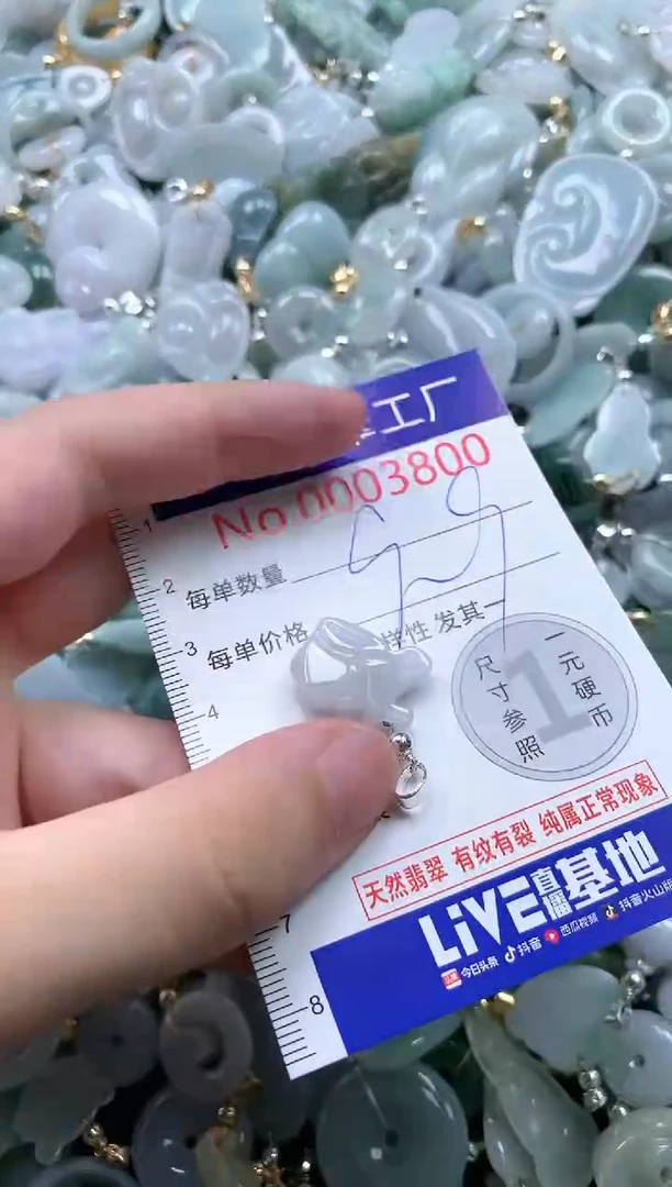 翡翠未镶嵌吊坠(不含链)3800
