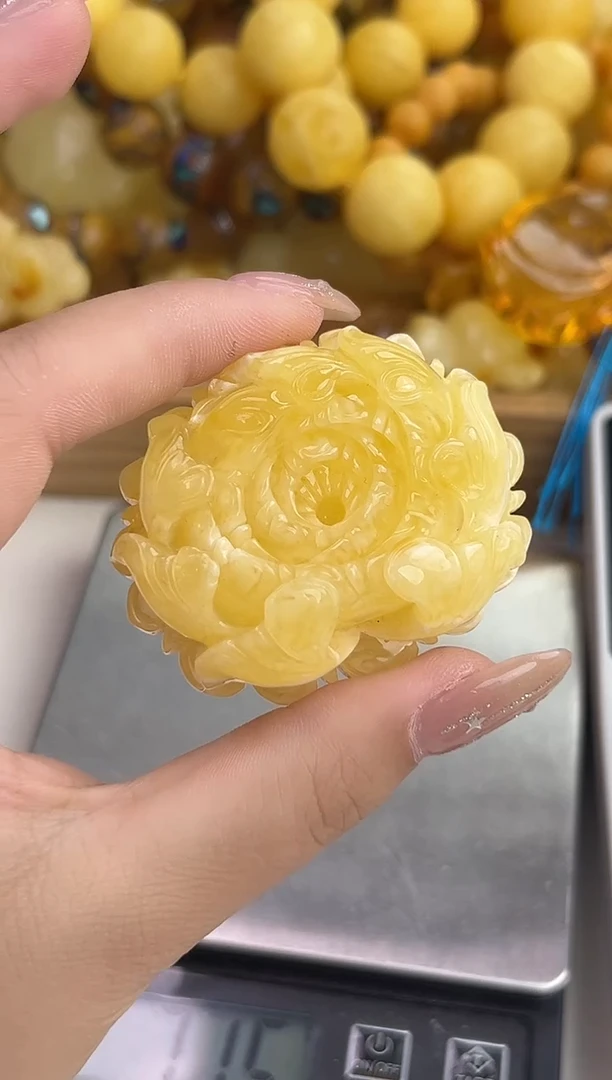裸石琥珀未镶嵌天然琥珀蜜蜡吊坠