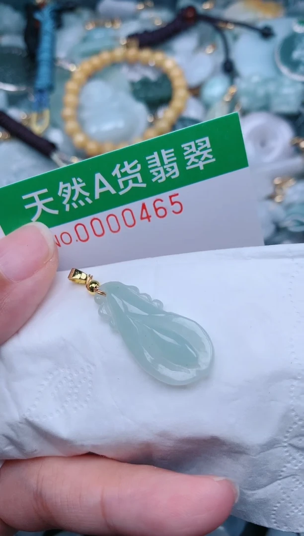 翡翠未镶嵌颈饰.0000465