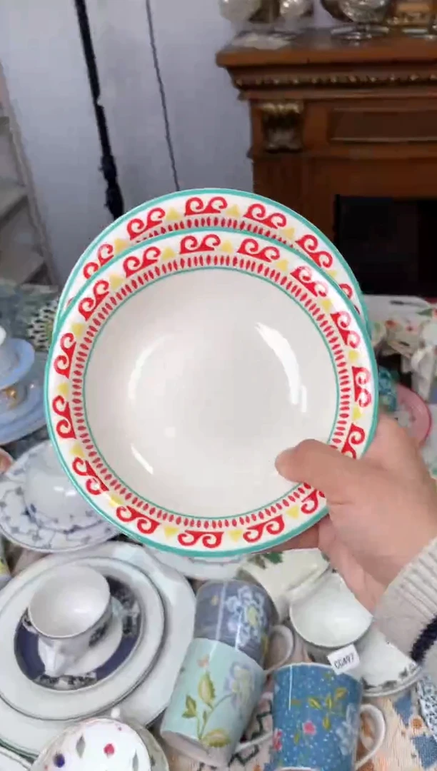 【闪购商品】瓷片陶瓷原单CC101餐具2个
