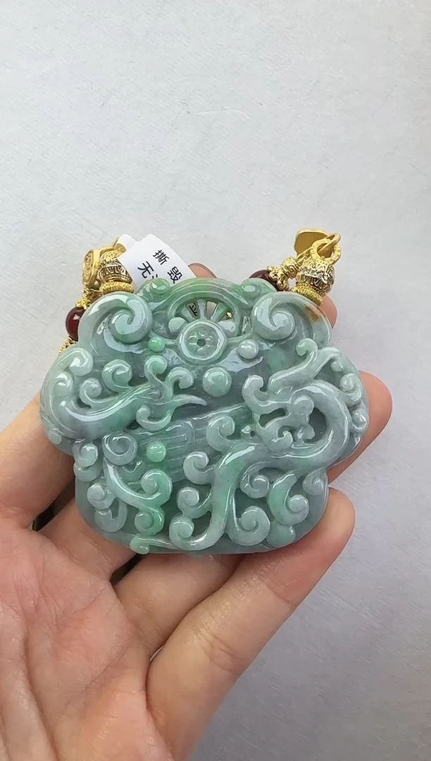 颈饰未镶嵌翡翠国风翡翠