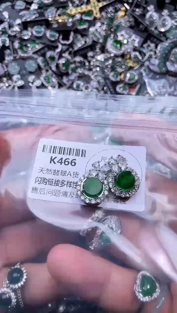 【闪购商品】翡翠颈饰未镶嵌K466多样性发其一