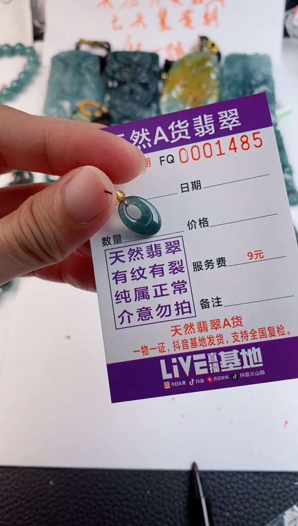 颈饰未镶嵌翡翠