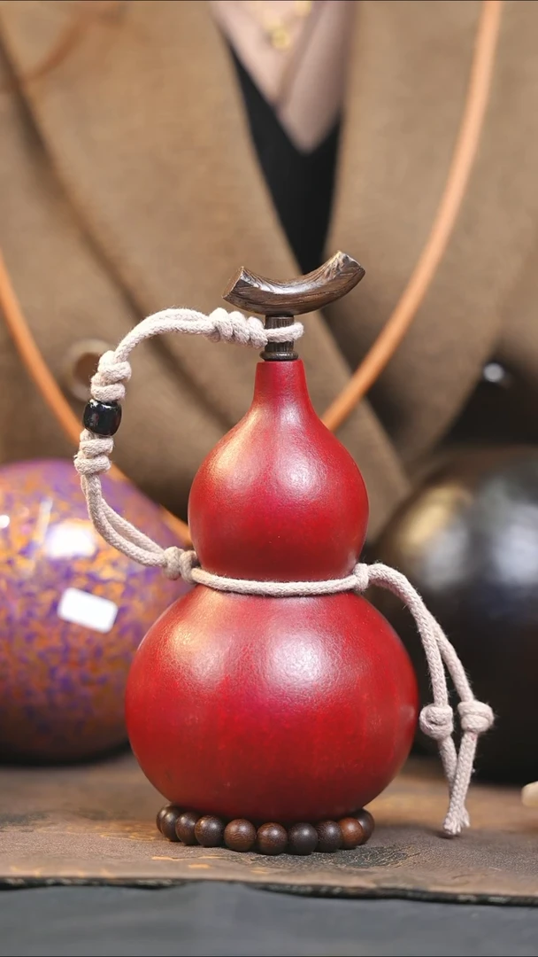 【闪购商品】XR203大漆酒葫芦不包手串及旋转底座