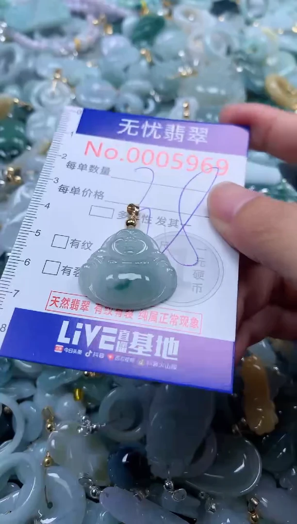 翡翠未镶嵌吊坠(不含链)5969