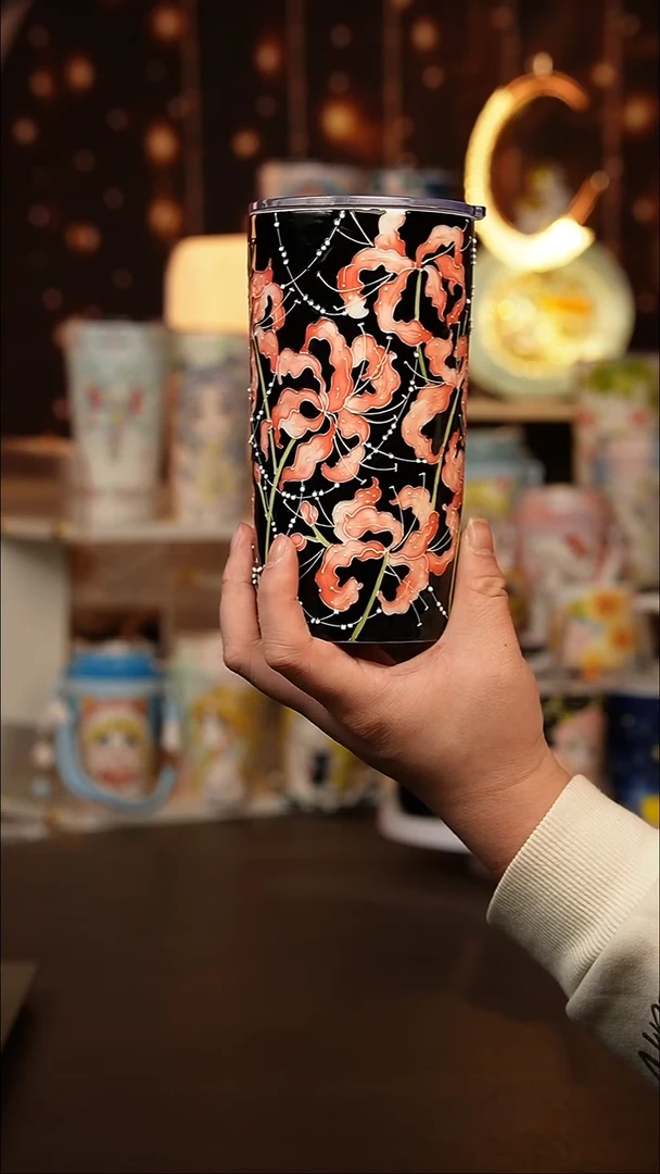 （玉泥）景德镇手工手绘文创陶瓷杯