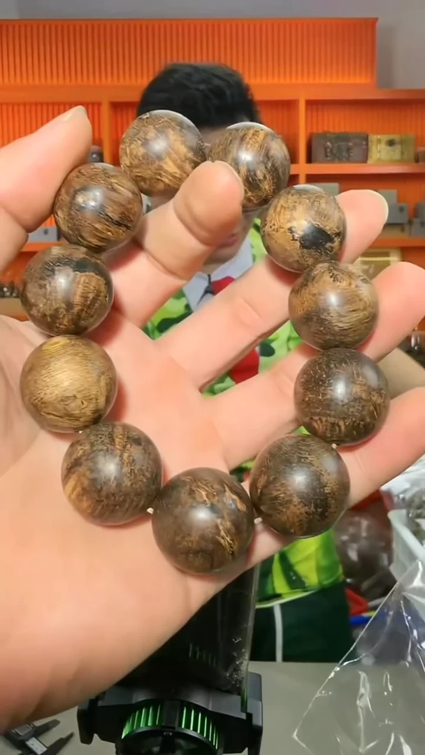 沉香手串413号单圈古董香2.3多样性发一