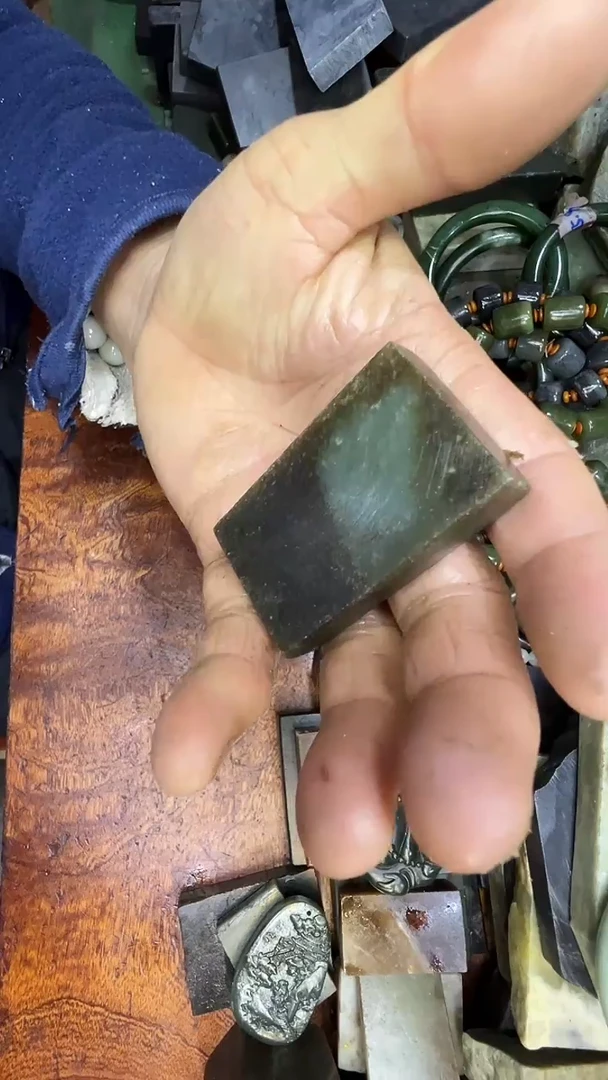 未镶嵌和田玉珠宝半成品抖***子1