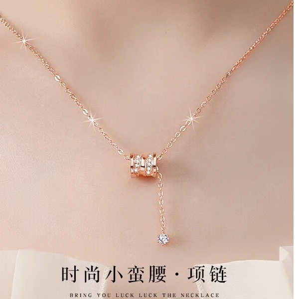 FARCOKO/法蔻 坠链均925银 小蛮腰项链女轻奢小众高级感生日礼物