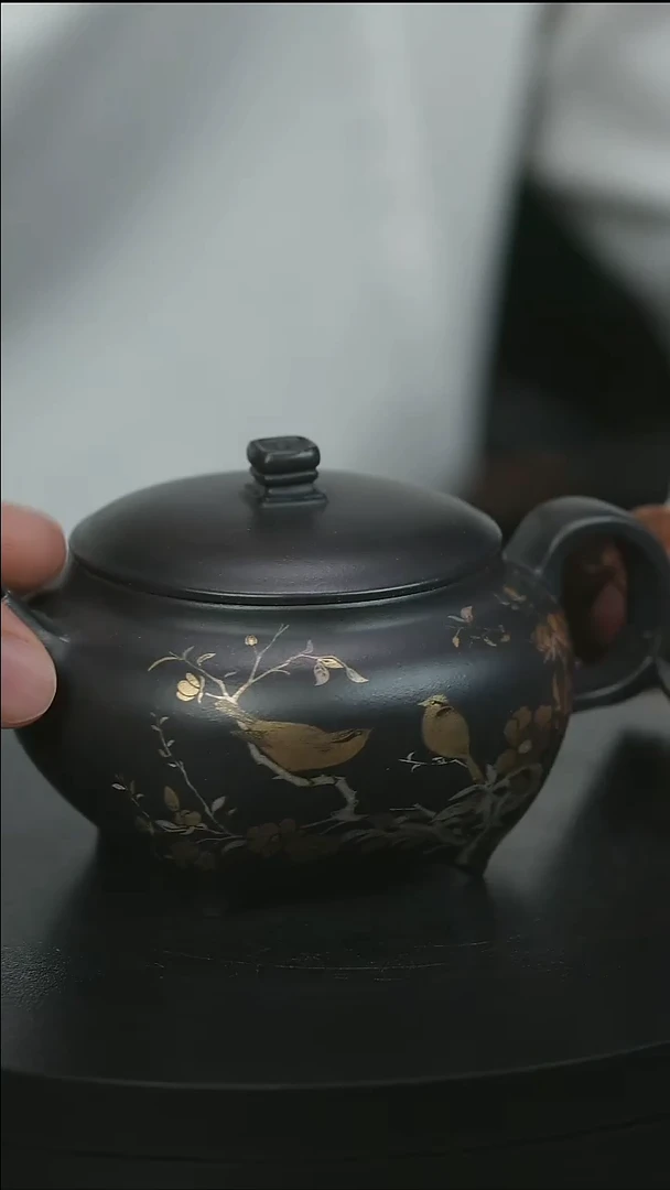 茶壶紫砂醉****花H1573邵建东君子兰供鼎