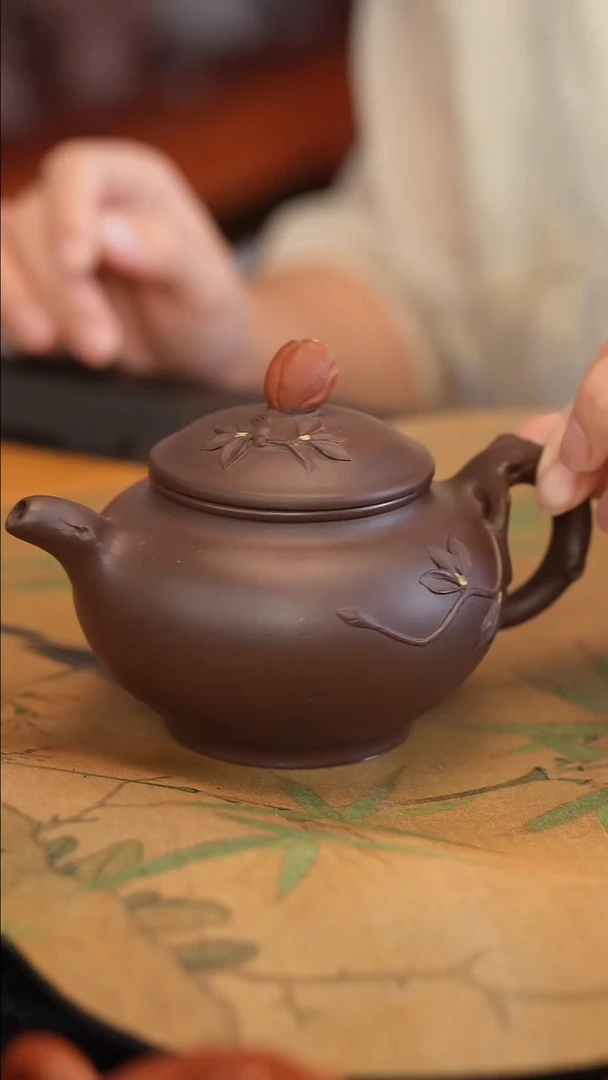 茶壶紫砂原矿手工制作