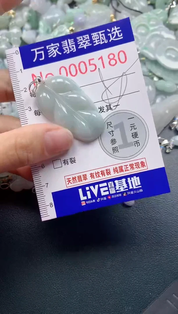 吊坠(不含链)未镶嵌翡翠5180