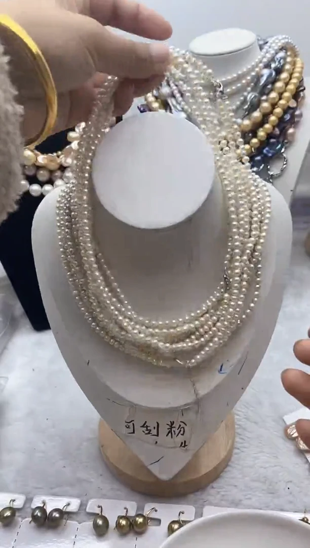 【闪购商品】淡水珍珠颈饰钛钢17