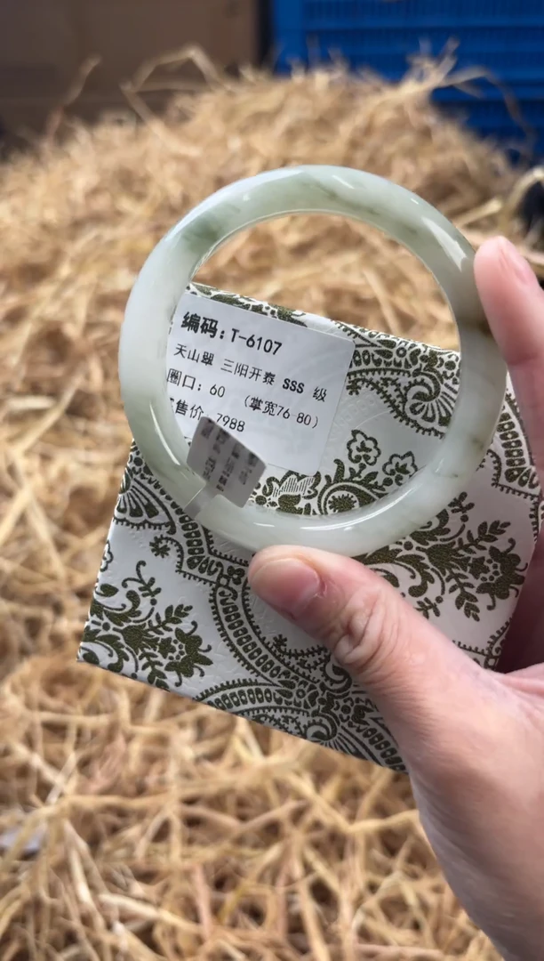 未镶嵌手镯石英质玉T-6107