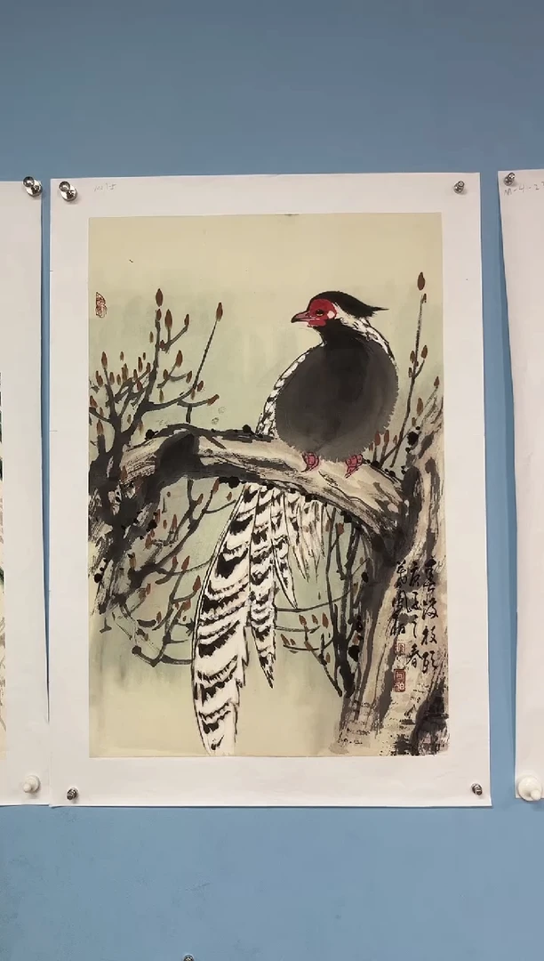 国画上***∽马凤柏老师精品 鸟