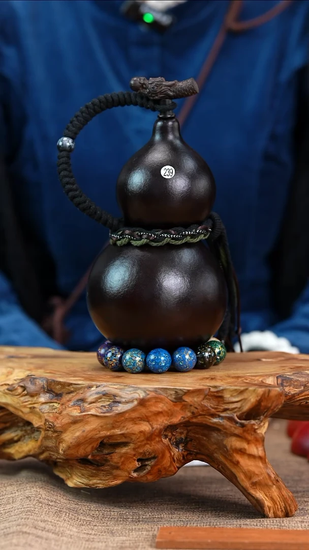 【闪购商品】239—光岳葫天然大漆酒葫芦不含漆珠