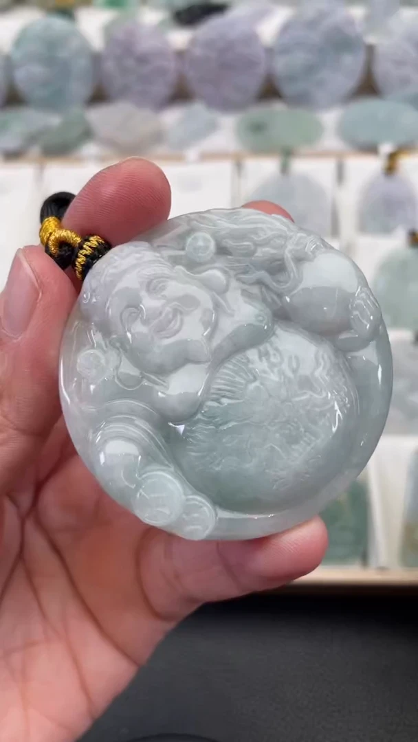 颈饰未镶嵌翡翠天然缅甸翡翠A货315