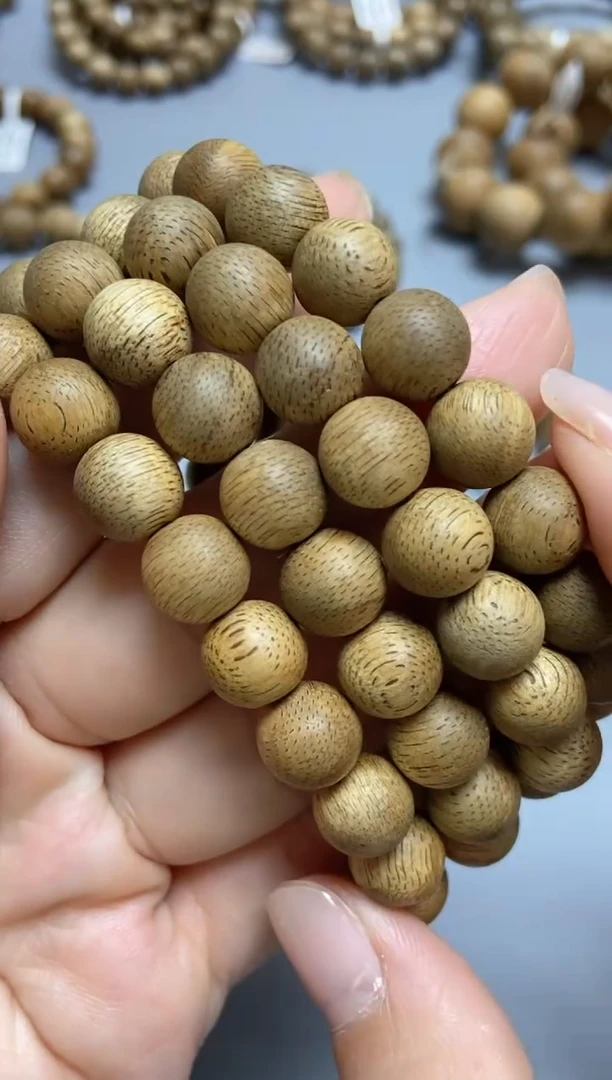 沉香手串文莱圆珠单圈1.0多样性发其一