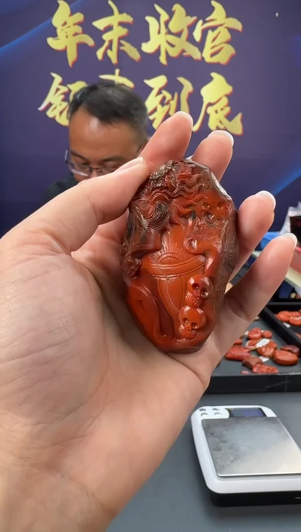 【闪购商品】南红玛瑙雕刻未镶嵌164ZB0120产品一个