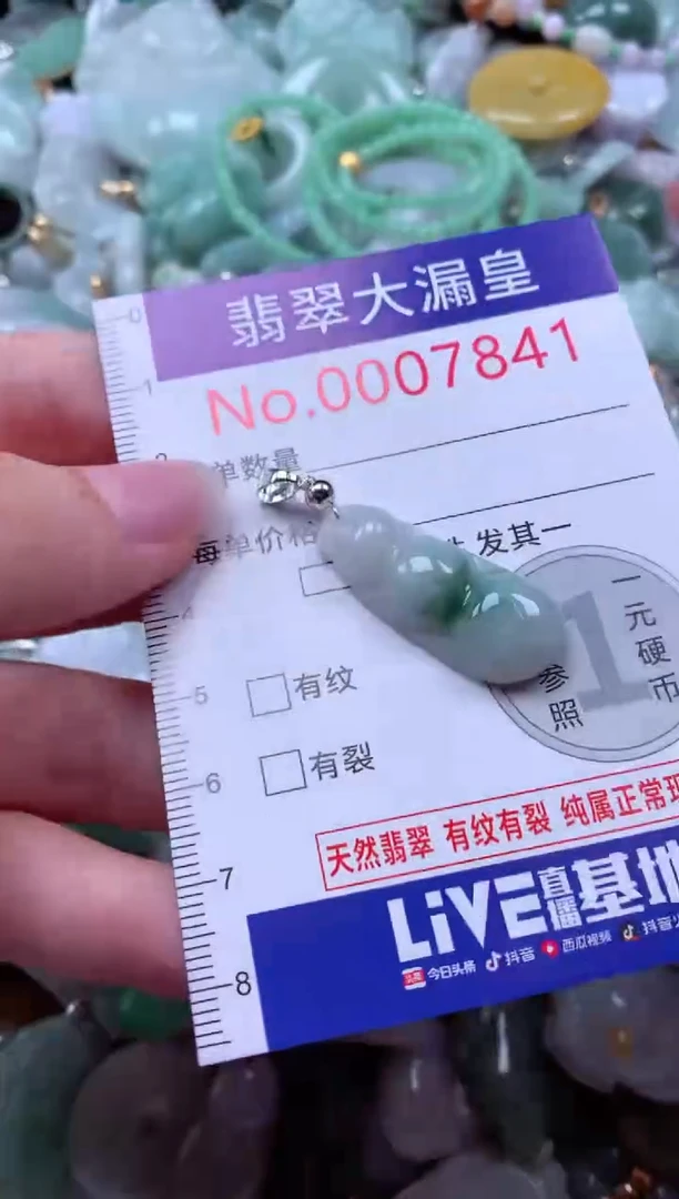 吊坠(不含链)未镶嵌翡翠7841