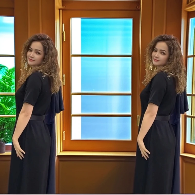 气质显瘦休闲连衣裙