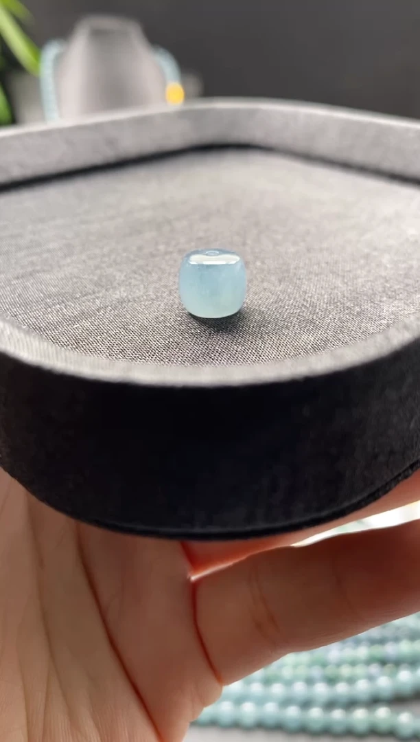 未镶嵌手链翡翠散珠卡10MM老型珠