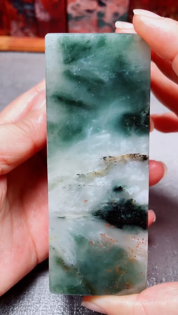 玉桂林鸡血玉素章--20